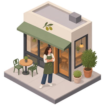 After designing hundreds of restaurants, Hannah Collins Tate opens her own cafe