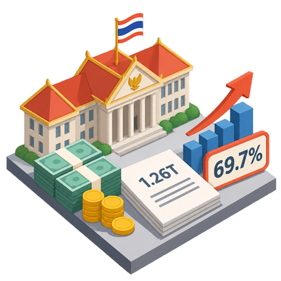 Thai cabinet approves new borrowing as public debt nears 70% ceiling