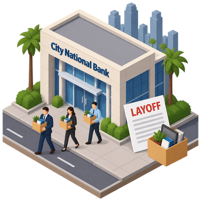 City National Bank files layoff notices for Los Angeles jobs