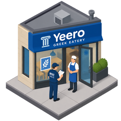 Yeero Greek Eatery undergoes pre-permit inspection for Midtown location
