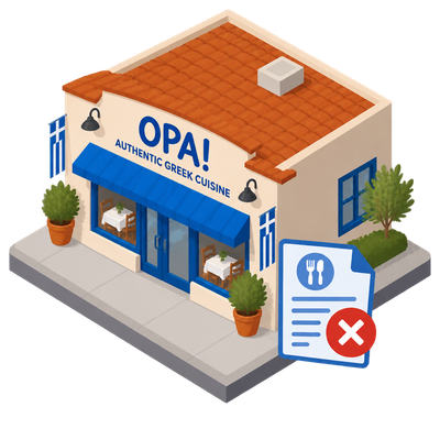 Opa! Greek restaurant's Santa Clara licence drops from county active list