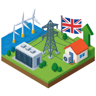 UK government creates Great British Grid to speed up transmission build-out
