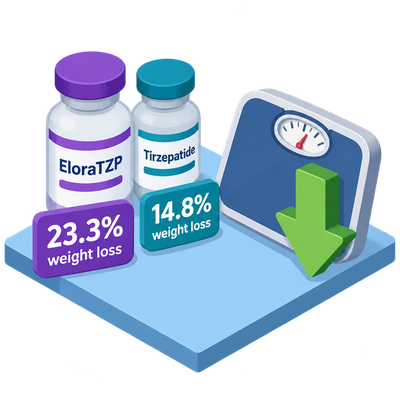 Eli Lilly's EloraTZP combination shows greater weight loss than tirzepatide alone