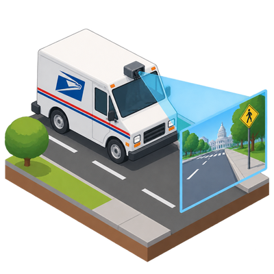 USPS tests road-scanning cameras in delivery trucks