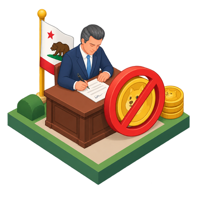 California bans public officials from issuing memecoins