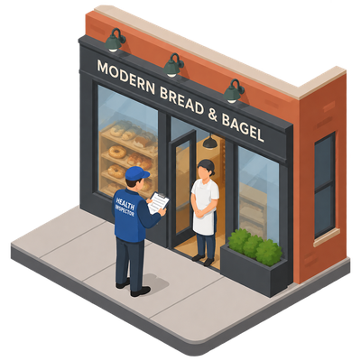 Modern Bread & Bagel gets pre-permit inspection for long-delayed Tribeca store