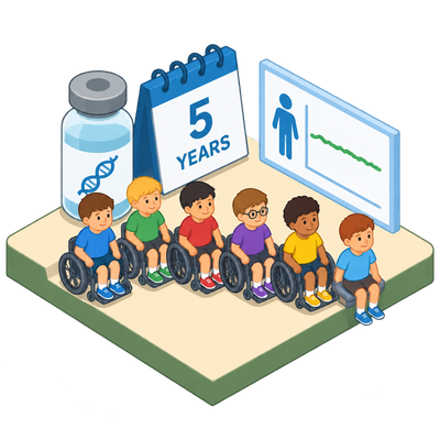 Brogidirsen shows 5-year motor function stability in Duchenne muscular dystrophy trial