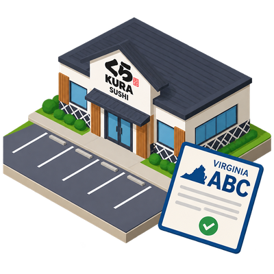 Kura Sushi receives Virginia ABC license for Virginia Beach location