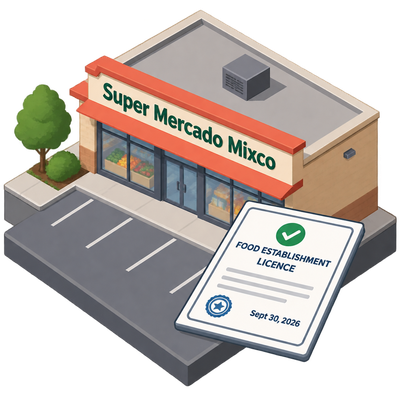 Kent County records food establishment licence for Super Mercado Mixco in Grand Rapids