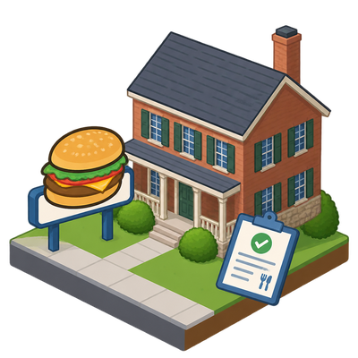 Boblo Burgers food license on record at Detroit's 1835 Campau House