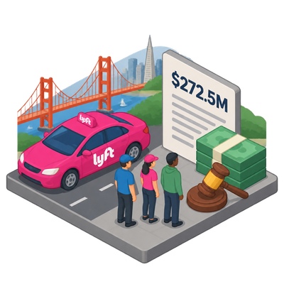 Lyft agrees to largest-ever California wage settlement over driver pay