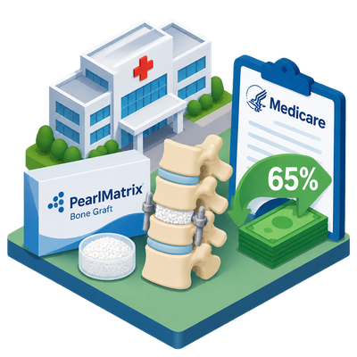 Medicare adds PearlMatrix bone graft to new-technology payment program