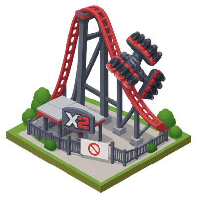 Six Flags permanently closes X2 coaster after brain injury lawsuits