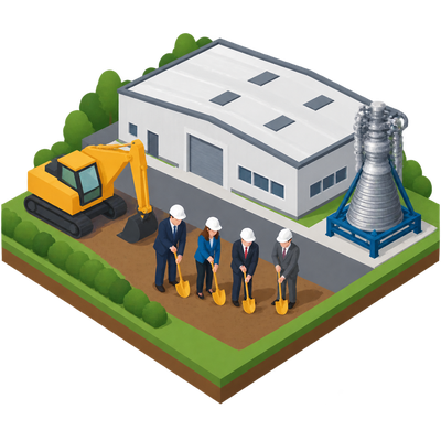 Avio breaks ground on $500M rocket motor plant in Virginia