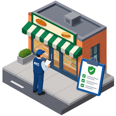 NYC health inspection filed for Desi Flavors Deli's food permit