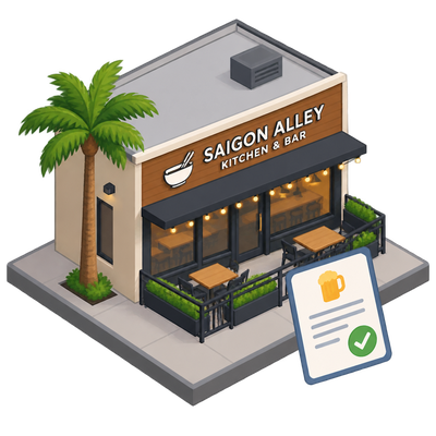 Saigon Alley Kitchen & Bar licensed in San Diego's Hillcrest neighborhood
