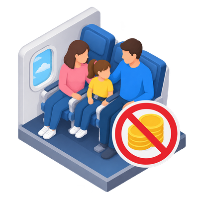 UK bans airline fees for seating children with parents