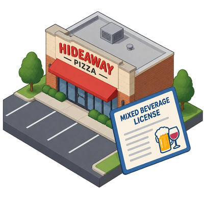 Hideaway Pizza license appears for north Oklahoma City address
