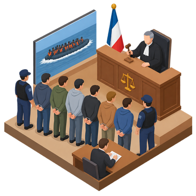 French court jails six smugglers over deadliest Channel small-boat disaster