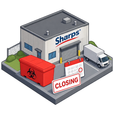 Sharps Inc. plans to close Baltimore medical waste site