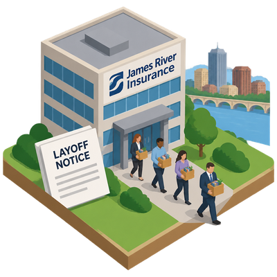 James River Insurance files layoff notice in Richmond