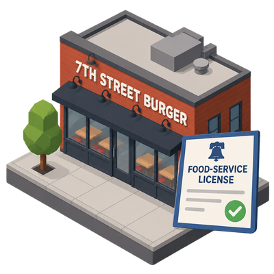 7th Street Burger gets Philadelphia food-service license for Fishtown restaurant