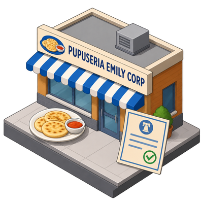 Pupuseria Emily Corp receives Philadelphia food-service license