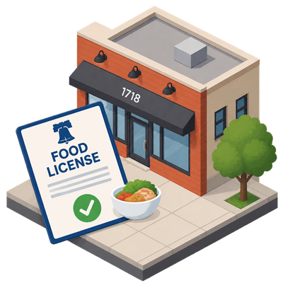 Philadelphia issues food preparing and serving license to Zsl Ventures Inc