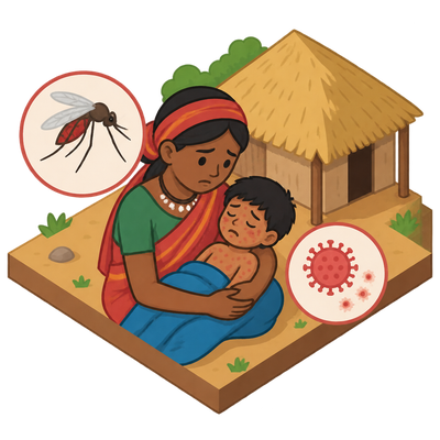 Measles and malaria outbreaks kill tribal children in central India