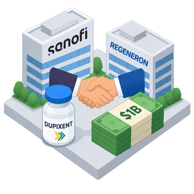 Sanofi pays Regeneron $1 billion upfront to expand Dupixent alliance