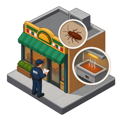 Brooklyn restaurant's city inspection cites live roaches and unsafe hot-holding