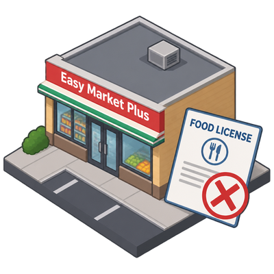 Easy Market Plus's food license drops off Minnesota's active list