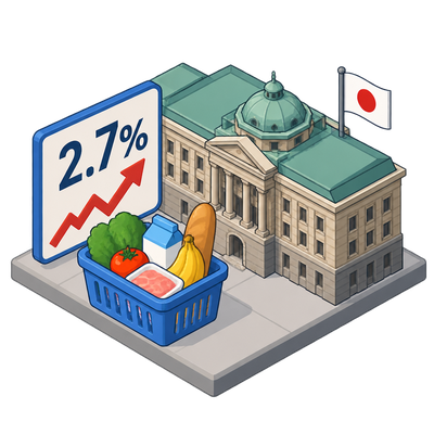 Tokyo inflation jumps to 2.7%, driving case for another BOJ hike