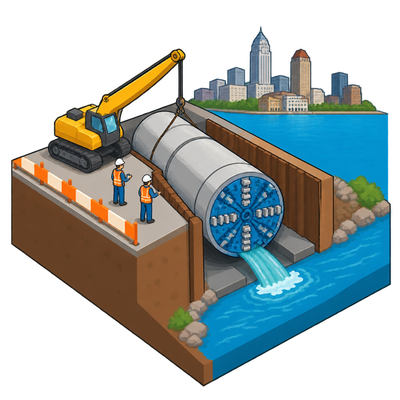Granite-Super JV wins final Big Creek tunnel in Cleveland's $3B sewer program