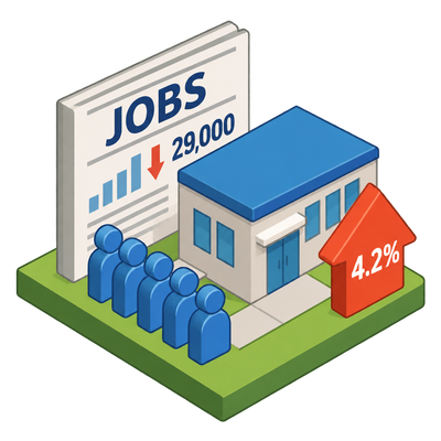 US job growth slows sharply in September as unemployment rises to 4.2%