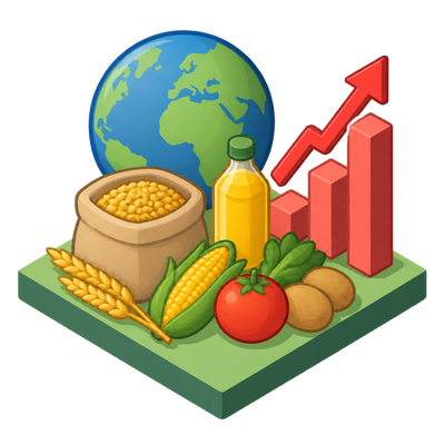 Global food prices hit near four-year high as supply disruptions mount