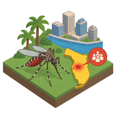 Florida dengue outbreak becomes largest in continental US in decades