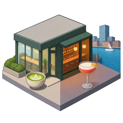 Bloom opens in Boston's Seaport with tea by day, cocktails by night