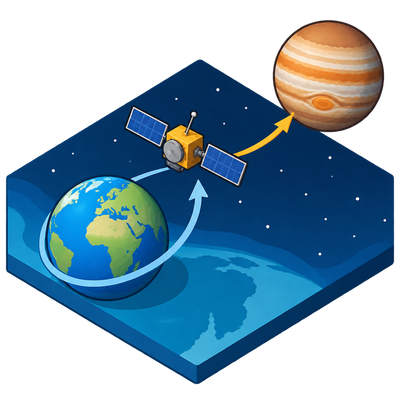 ESA's Juice spacecraft uses Earth's gravity to slingshot toward Jupiter