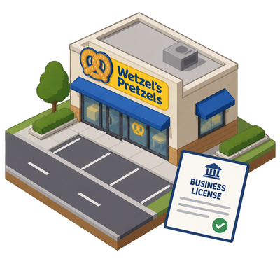 Wetzel's Pretzels files Sacramento business license for Antelope Road address