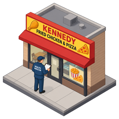 NYC health department inspects Kennedy Fried Chicken & Pizza in the Bronx