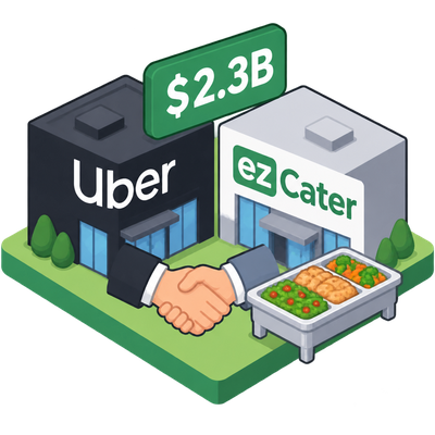 Uber agrees to acquire catering platform ezCater for $2.3 billion