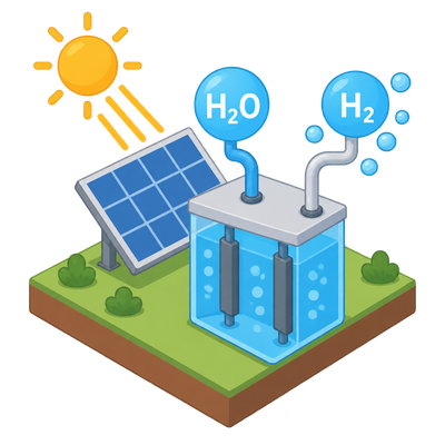 New light-activated material makes hydrogen from water without precious metals