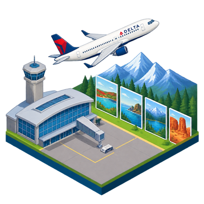 Delta, SkyWest add four routes from Salt Lake City to outdoor destinations