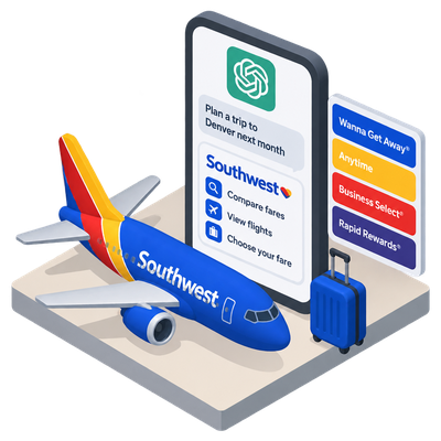 Southwest Airlines launches first U.S. airline ChatGPT plugin