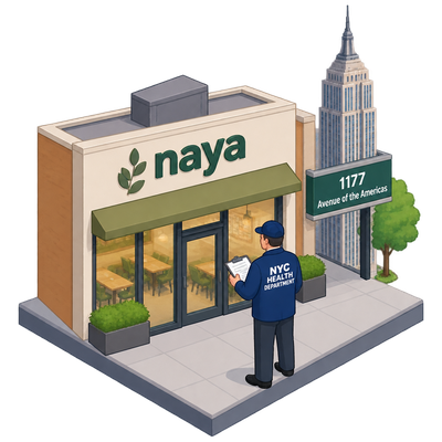Naya undergoes NYC pre-permit inspection at 1177 Avenue of the Americas