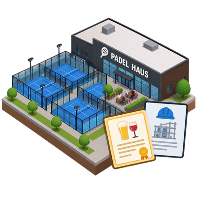 Padel Haus Denver secures liquor license, files construction permit