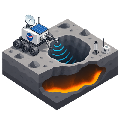 NASA selects GIMLI mission to explore Moon's Marius Hills Pit for lava tube
