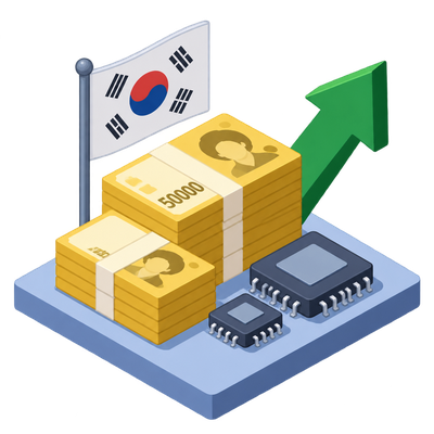 South Korean corporate surplus funds hit record high on chip boom