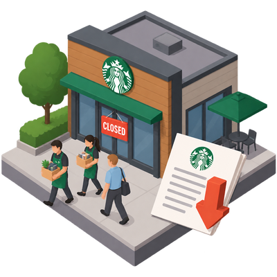 Starbucks files notice to close five Washington stores